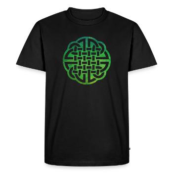 Nœud celtique - T-shirt Premium bio Homme - noir - Devant - Nico (187cm)