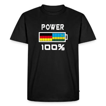 L’Allemagne et le Rwanda Power 100% - T-shirt Premium bio Homme - noir - Devant - Nico (187cm)