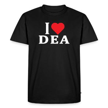 t-shirt I love Goddess t-shirt gift idea - Men's Premium Organic T-Shirt - black - Front - Nico (187cm)