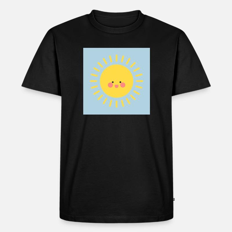 J.H - Männer Premium Bio T-Shirt - Schwarz