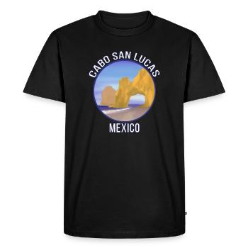 Cabo San Lucas Mexico Los Arcos - Men's Premium Organic T-Shirt - black - Front - Nico (187cm)
