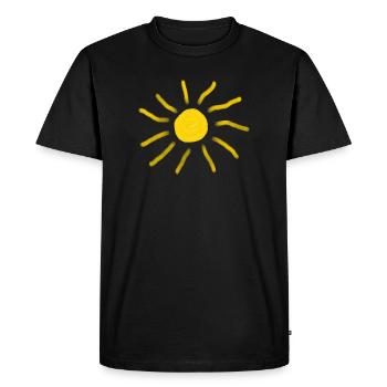 Sun Summer Shirt Cadeau de Noël - T-shirt Premium bio Homme - noir - Devant - Nico (187cm)