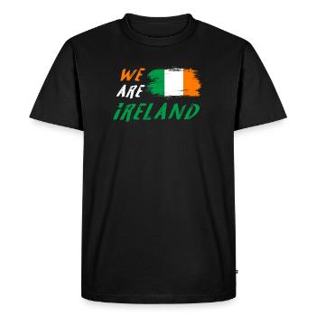 Nous sommes la conception des drapeaux d'Irlande - T-shirt Premium bio Homme - noir - Devant - Nico (187cm)