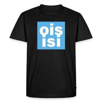 ois isi - Männer Premium Bio T-Shirt - Schwarz - Vorne - Nico (187cm)