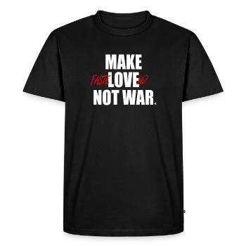 Carnaval de Cologne Faire Fastelovend Pas La Guerre Amour Kölsch - T-shirt Premium bio Homme - noir - Devant - Nico (187cm)
