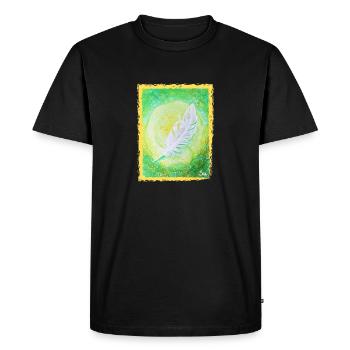 Plume de naturel - Sonja Ariel von Staden - T-shirt Premium bio Homme - noir - Devant - Nico (187cm)