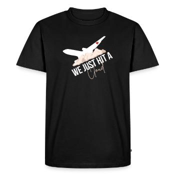 We Just Hit A Milestone - Men's Premium Organic T-Shirt - black - Front - Nico (187cm)