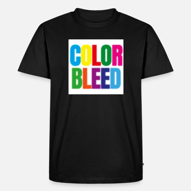 ColorBleed - Männer Premium Bio T-Shirt - Schwarz
