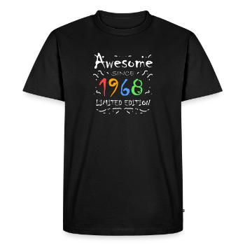1968 - Né en 1968 - Fantastique depuis 1968 - T-shirt Premium bio Homme - noir - Devant - Nico (187cm)