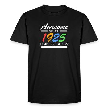 1925 - Né en 1925 - Fantastique depuis 1925 - T-shirt Premium bio Homme - noir - Devant - Nico (187cm)