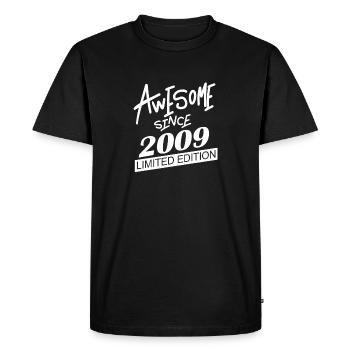 2009 - Millésime 2009 - Fantastique depuis 2009 - T-shirt Premium bio Homme - noir - Devant - Nico (187cm)