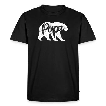 Wildcat Script Monochrome - Men's Premium Organic T-Shirt - black - Front - Nico (187cm)