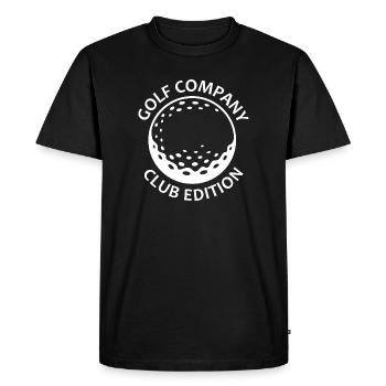 Golf Club Icône Balle Logo Golfeur Icône Graphique - T-shirt Premium bio Homme - noir - Devant - Nico (187cm)