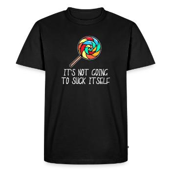 Sweet tooth Sweets Statement Candy Delicious - T-shirt Premium bio Homme - noir - Devant - Nico (187cm)