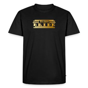 Team Bride en or - T-shirt Premium bio Homme - noir - Devant - Nico (187cm)