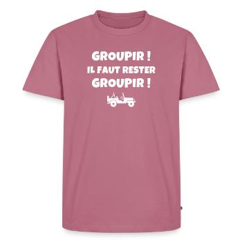 septième compagnie, 7ème compagnie, film culte - T-shirt Premium bio Homme - mauve - Devant - Nico (187cm)