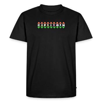 Constellation Horoscope Superstition Sky Capricorn - Men's Premium Organic T-Shirt - black - Front - Nico (187cm)