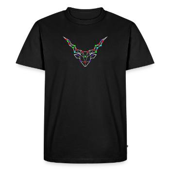 Constellation Horoscope Galaxy Sky Capricorn - Men's Premium Organic T-Shirt - black - Front - Nico (187cm)