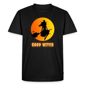 good witch - Men's Premium Organic T-Shirt - black - Front - Nico (187cm)