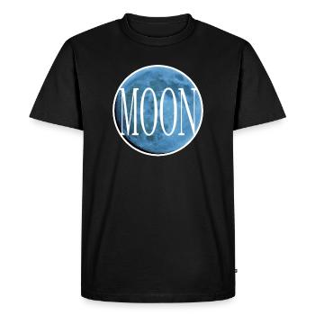 Inset - Sapphire  - Men's Premium Organic T-Shirt - black - Front - Nico (187cm)
