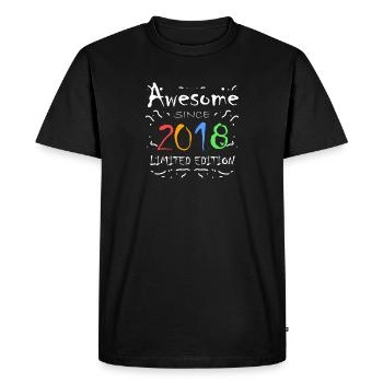 2018 - Fantastique depuis 2018 - Millésime 2018 - T-shirt Premium bio Homme - noir - Devant - Nico (187cm)