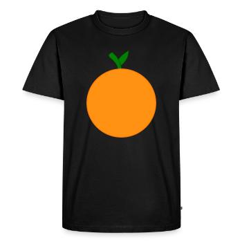 Oranges Fruits Fruits Costume Carnaval Carnaval - T-shirt Premium bio Homme - noir - Devant - Nico (187cm)
