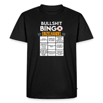 Einzelhandel Kasse Verkäuferin Kaufmann Kauffrau - Männer Premium Bio T-Shirt - Schwarz - Vorne - Nico (187cm)