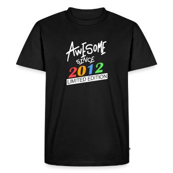 2012 - Promotion 2012 - T-shirt Premium bio Homme - noir - Devant - Nico (187cm)