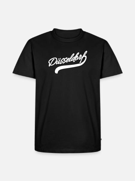 Dusseldorf Retro - Men's Premium Organic T-Shirt - black