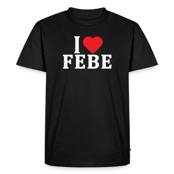 t-shirt I love Phoebe t-shirt gift idea - Men's Premium Organic T-Shirt - black - Front - Nico (187cm)
