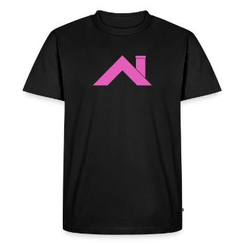 Toit de la maison - T-shirt Premium bio Homme - noir - Devant - Nico (187cm)