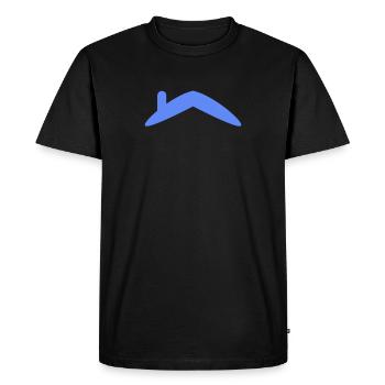 Toit de la maison - T-shirt Premium bio Homme - noir - Devant - Nico (187cm)