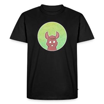Squirrel - Men's Premium Organic T-Shirt - black - Front - Nico (187cm)