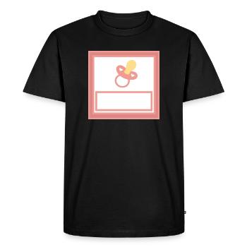 Personnalisez votre propre modèle de bébé - T-shirt Premium bio Homme - noir - Devant - Nico (187cm)