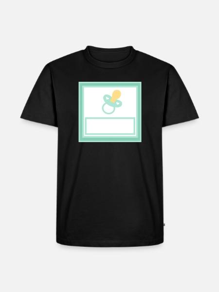 Personalize your own baby template - Men's Premium Organic T-Shirt - black