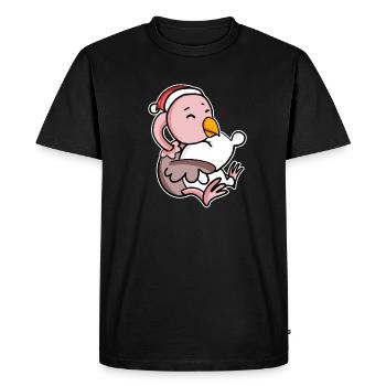 Bouquet Noël Sommeil Sommeil Sommeil - T-shirt Premium bio Homme - noir - Devant - Nico (187cm)