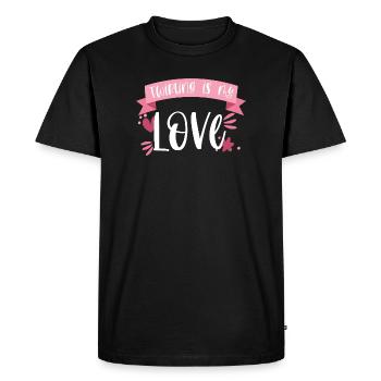 Baton Twirling Sports Passion Cadeau - T-shirt Premium bio Homme - noir - Devant - Nico (187cm)