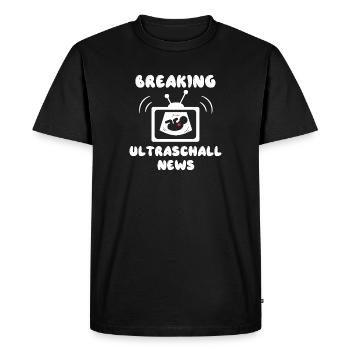 Déclaration de maman de grossesse bébé enceinte - T-shirt Premium bio Homme - noir - Devant - Nico (187cm)