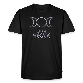 Child of Hecate – Percy Jackson inspired design - Men's Premium Organic T-Shirt - black - Front - Nico (187cm)