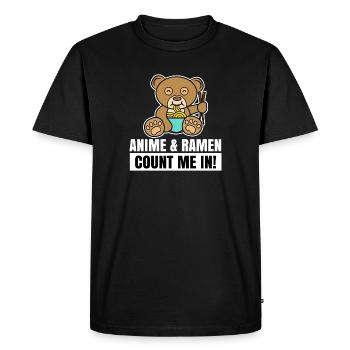 Cartoon Japan Déclaration Anime Manga Pop Culture - T-shirt Premium bio Homme - noir - Devant - Nico (187cm)