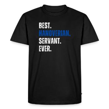 ! Best Hanoverian Servant Ever - Men's Premium Organic T-Shirt - black - Front - Nico (187cm)
