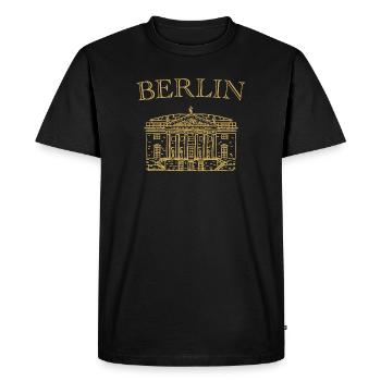 Berlin, Staatsoper Unter den Linden - T-shirt Premium bio Homme - noir - Devant - Nico (187cm)