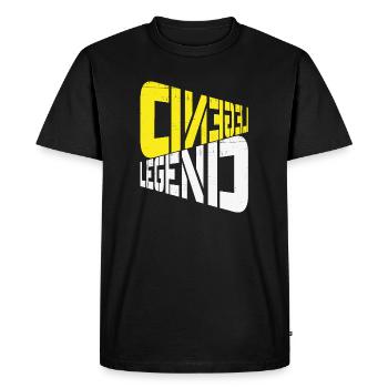 LEGEND - T-shirt Premium bio Homme - noir - Devant - Nico (187cm)