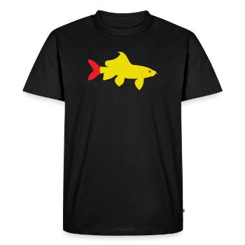 Epalzeorhynchos bicolor red and yellow - Men's Premium Organic T-Shirt - black - Front - Nico (187cm)