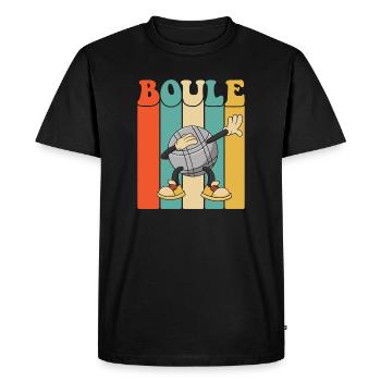 Boules de boule pour Bouler Boccia Jeu Botcha Boule - T-shirt Premium bio Homme - noir - Devant - Nico (187cm)