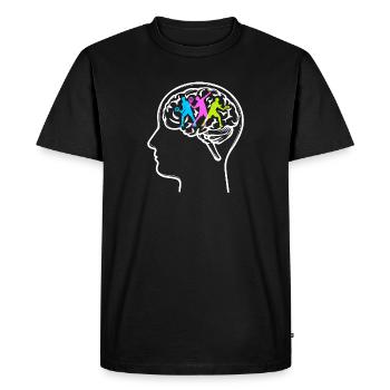Padel Club Player Padel Team Tournament Padel Game - Men's Premium Organic T-Shirt - black - Front - Nico (187cm)