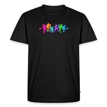 Équipe Padel Padel Training Padel Game Club Tournoi - T-shirt Premium bio Homme - noir - Devant - Nico (187cm)