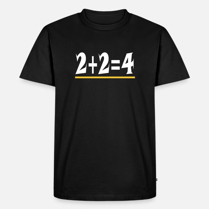 Das Logische - Männer Premium Bio T-Shirt - Schwarz