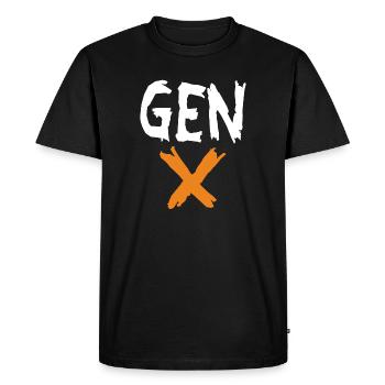 Génération Xclusive - T-shirt Premium bio Homme - noir - Devant - Nico (187cm)
