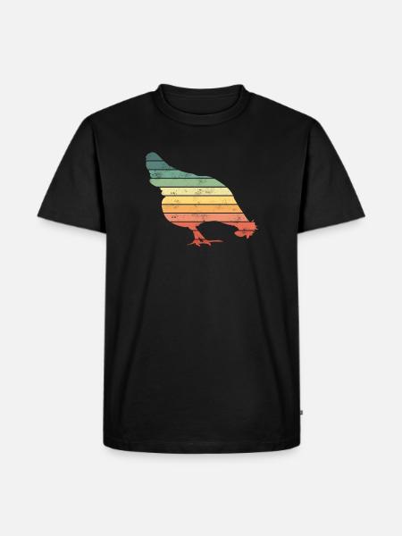 Poulets - T-shirt Premium bio Homme - noir